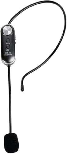 Homyl Professionelles FM-Funkmikrofon Mic Eingebaute Bluetooth-Funktion