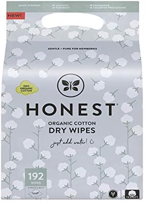 The Honest Company Dry Wipes, 192 wipes -48 Count (Pack of 4)