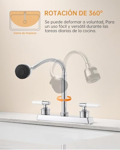 Llave flexible para fregadero 3 Imagen adicional