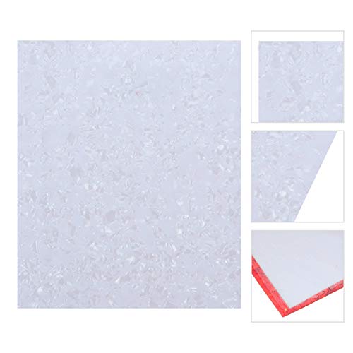 Milisten Sheet Protectors Protectors Protectors Electric Guitar Parts Guitar Guard Board Sticker Anti- Scratch Sticker Self- Adhesive Pickguard Stickers White Electric Guitar Picks Bass Guitar #TOP3