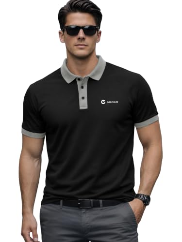 Image of Noble Monk Men's Regular Fit Polo Neck T-Shirt | Half Sleeve