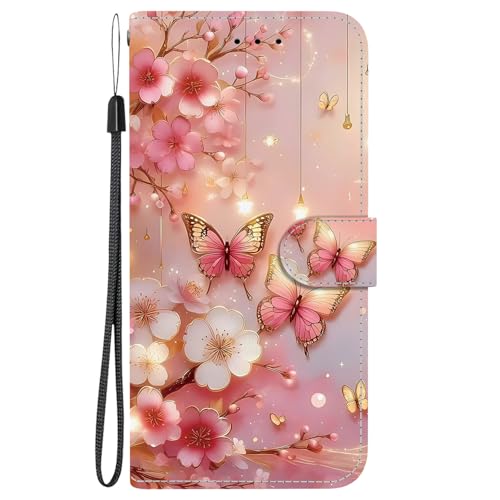 TUUTPU Handyhülle für Samsung Galaxy S23 5G Hülle, PU Lederhülle Klappbar Flip Case Tasche Magnet Kartenfach Standfunkti...