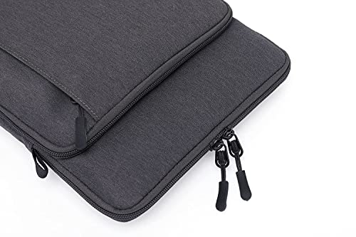 Image of SWOOK 13 inch Laptop Sleeve Case 13.3 Compatible with New MacBook Air M1 A2337 A2179 A1932 2018-2021| MacBook Pro A2338 M1 A2251 A2289 A2159 A1989 A1706 A1708|XPS Surface Pro ThinkPad Envy Swift 3 - Black