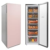 Slim Kimchi Refrigerator for Kimchi Storage, Fermentation, Freezer, Fridge, & Alcohol - Powder Pink - Sleek Compact Refrigerator, Precise Temp Control, 7 Containers, Deodorizing Filter, 4.3 cu. ft.