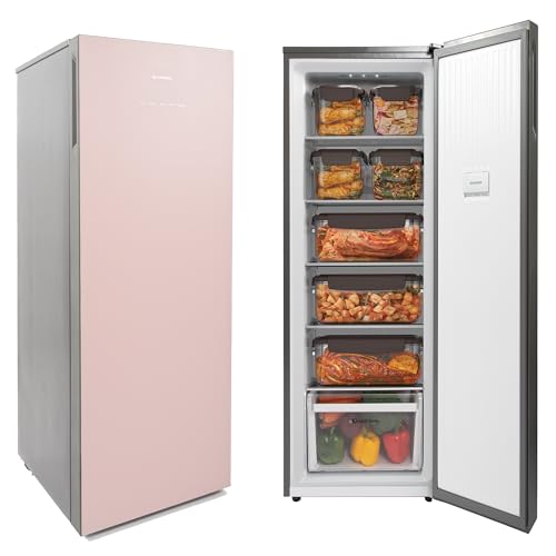 Slim Kimchi Refrigerator Powder Pink