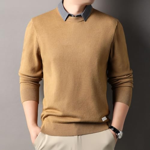 Pull de vacances homme tricoté décontracté et chaud pour soirées d'hiver