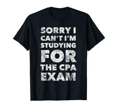 Contador público certificado Examen CPA Contador divertido Camiseta