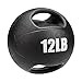 AmazonBasics Medicine Ball with Handles, 12 - Pound