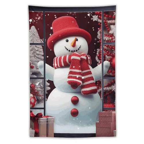 Tapiz decorativo para pared que transforma espacios fríos en estancias navideñas