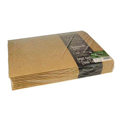 PAPSTAR 10 Transport- und Catering-Kartons Pure eckig 8 cm x 31,3 cm x 46,4 cm Good Food mittel