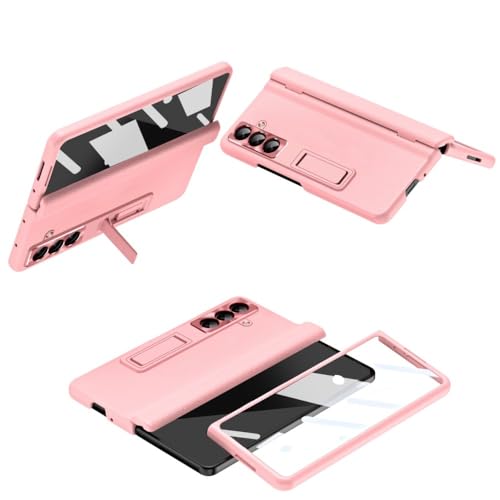 Coque Galaxy Z Fold 4 rose antichoc pour éviter les bris d'écran et rayures de clés