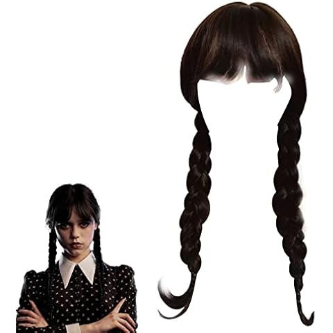 Neamou Addams Wig | Addams Family Thing Wig | Thing from Merchandise Gifts for Cosplay Party Decorations Cover