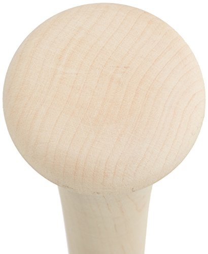 Mpowered Baseball C-271 001 Professional Turn Raw Maple Handle Baseball Bats (Set Of 3), Black Barrel, 33.5-Inch/31.5-Ounce #TOP4