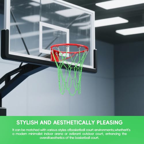 Image of Basketball Net Heavy Duty Replacement,Carbon Steel Chain Basketball net