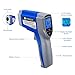 Etekcity Infrared Thermometer 1022D (Not for Human) Dual Laser Temperature Gun Non-contact-58℉~1022℉ (-50℃ ~ 550℃) with Adjustable Emissivity & Max Measure, Standard Size, Blue & Gray