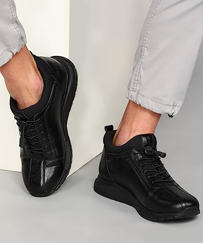 Image of Buckaroo ZEKI Synthetic Black Casual Boots For Mens