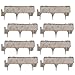 Suncast Landscape Design Border Decorative Natural Rock Stone Edging (8 Pack)