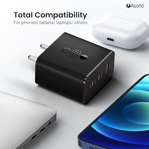 Image of 65W CMF by Nothing Super Fast Charger Adapter for CMF Phone 1 /Nothing Phone 2A /Phone 2a Plus /Phone 2 /Buds, CMF 65w Power Charger Adapter for Mobile, 65W Type C Charging Adaptor, Black