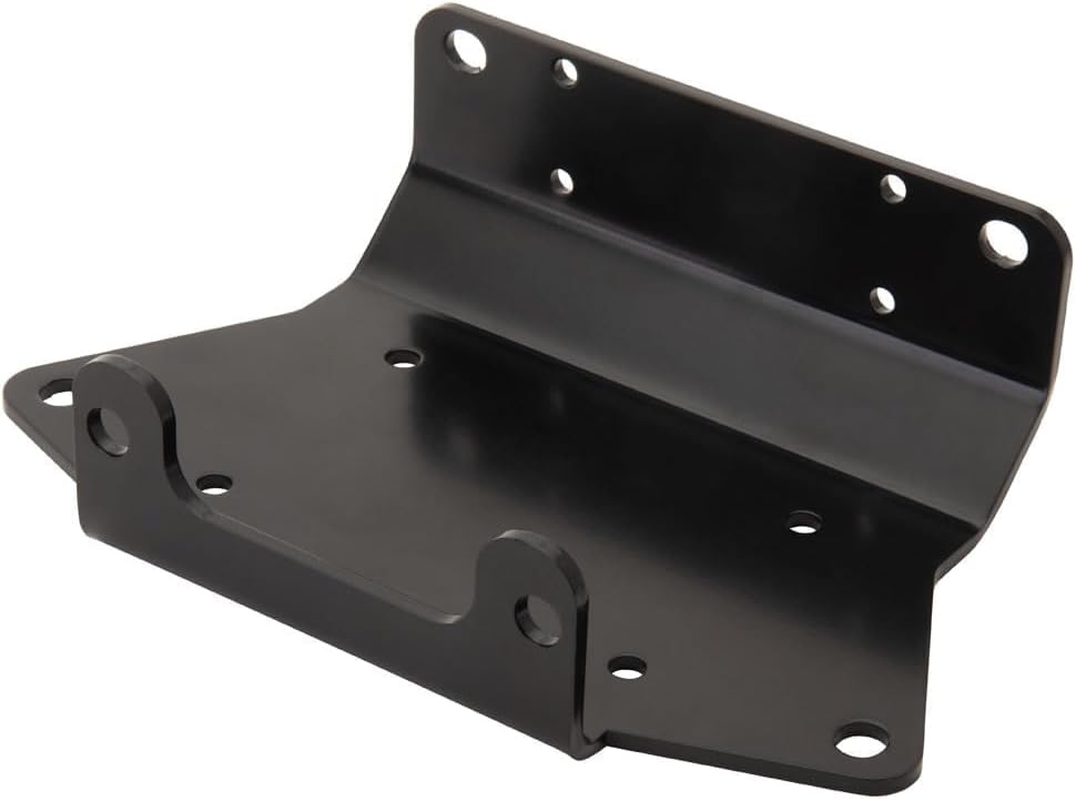 TUSK Winch with Synthetic Rope and Mount Plate 3500 lb. for Yamaha Grizzly 550 4x4 2009-2014