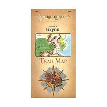 Paperback The World of Krynn Trail Map (Dragonlance Accessory/TM3, 9400) Book