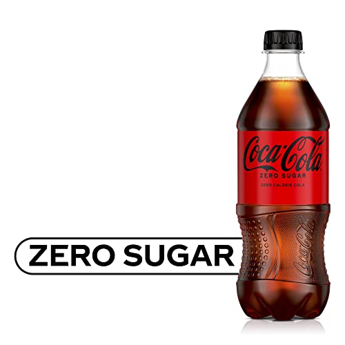 Coca-Cola Zero Sugar Soda 20oz Bottles (Pack of 12)
