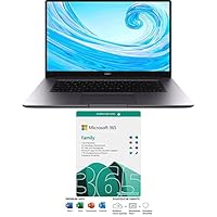HUAWEI MateBook D 15, Intel Core i5-10210U, 8GB RAM, 512GB SSD, 15,6 Zoll Laptop, 108 + Microsoft 365 Family | Download