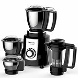 Butterfly Magnum 1.2 Hp Mixer Grinder 4 Jar, 900 Watt, Black