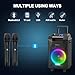 VeGue Karaoke Machine, Bluetooth Speaker PA System for Adults & Kids with 2 Wireless Microphones, 8'' Subwoofer, Wireless Singing Machine for Christmas Party, Wedding, Gathering(VS-0866)