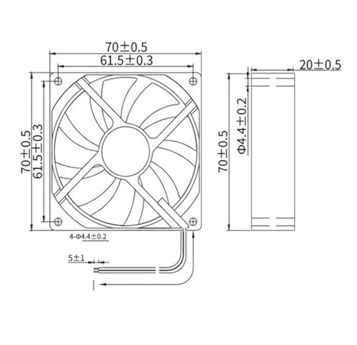 Ventilateur boîtier ordinateur 70mm pour un espace de travail silencieux - 3