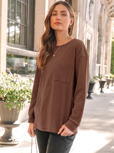 Image of AUTOMET Womens Long Sleeve T Shirts Crewneck Sweatshirts