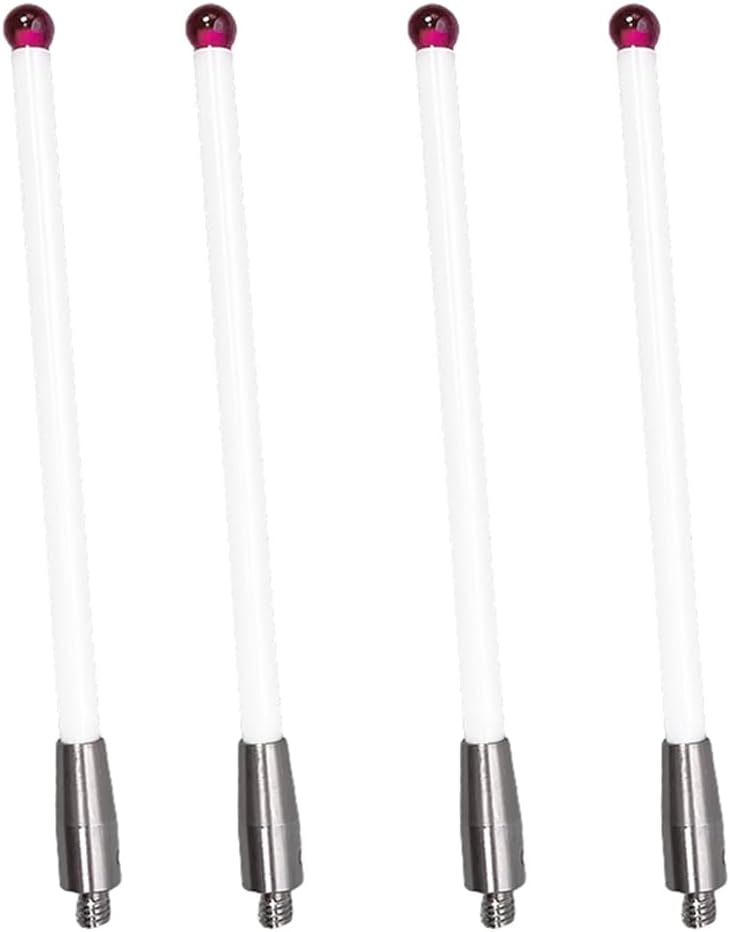 CMM Touch Probe Stylus, Replacement for Renishaw A-5000-3712, 100mm Ceramic Stem with 6mm Ball Diameter, 6.0L100M4 Threaded Handle