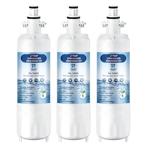 LT700P LFDS22520S Water Filter Replacement for LG ADQ360061 LFX25976ST LFX25978SW LFX25978ST LFX25978SB LFX28968ST LFX28968SW LFX28978ST LFX29927ST LFX31925ST LFX31935ST LFX31945ST LFXC24726S