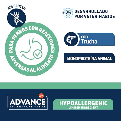 Advance Diets Nassfutter für Hunde – Hypoallergenic Limited Ingredient Forelle – 6 Packungen mit je 400 g