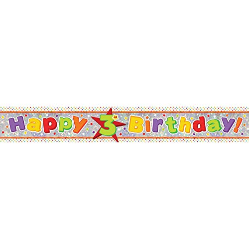 Banner 2.7m holographique HB 3eme generation multicolore pour decoration