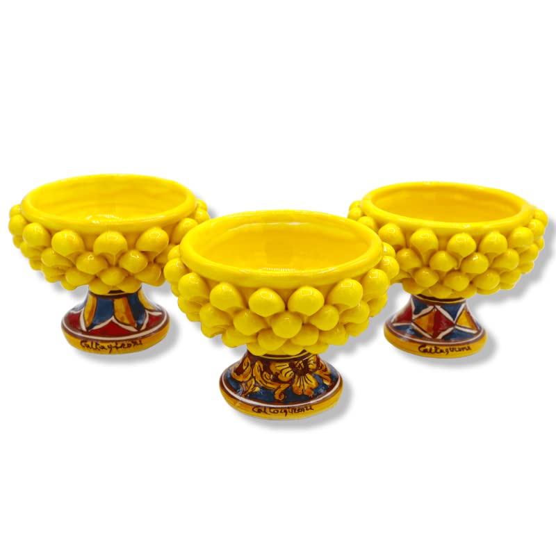 Vase Caltagirone Mezza Pigna Sicilia Bedda cadeau idéal crémaillère