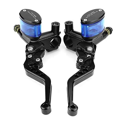 Qiilu - 1 par de cilindros de freno hidráulico de repuesto para bomba de freno CNC, para motocicleta, quad, scooter.