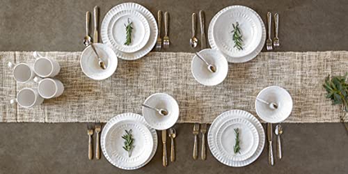 Vietri Pietra Serena Collection Italian Dinnerware Sets (4 Piece Place Setting) #TOP3