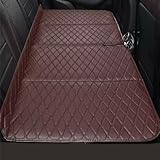 Car Mattress Back Seat Bed for Cadillac ATSL 2016-2023 Foldable No Inflation Required Thickened Universal Car Camping Mattress Portable Travel All Seasons,Brown