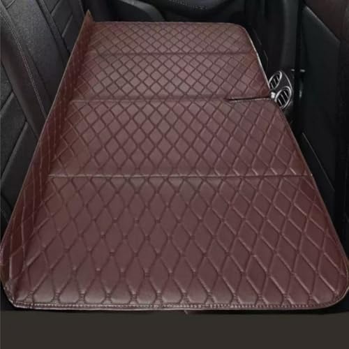 Car Mattress Back Seat Bed for Cadillac CT6 2016-2023 Foldable No Inflation Required Thickened Universal Car Camping Mattress Portable Travel All Seasons,Brown