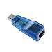 Produktbild Heaviesk Ethernet Externer USB-zu-LAN-RJ45-Netzwerkkartenadapter Laufwerksfreier 10 / 100Mbps für Laptop-PC-Netzwerkadapter für Externe Netzwerkkarten