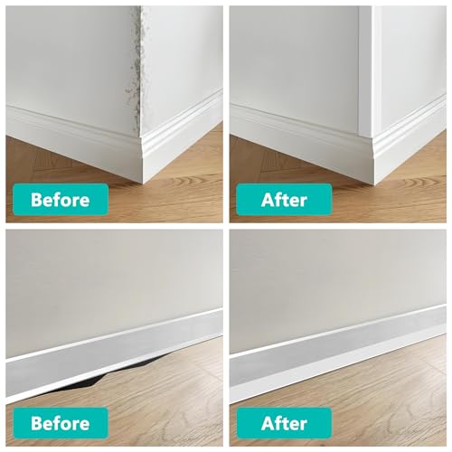 Image of 5pcs Silver Aluminum Corner Guards, 48 inch L x 0.98 inch W Self-Adhesive Wall Corner Protector Strips, Heavy-Duty Edge Guards for Wall & Furniture Protection, Easy Install