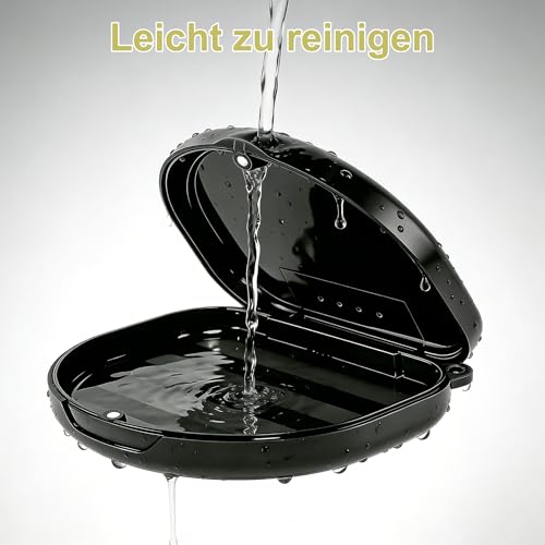 SKKWOPE Zahnspangendose Zahnschiene Box Zahnspangenbox Knirscherschiene Box Aufbewahrung, Tragbare Retainer Dose Mit Belüftung Und Sicherem Verschluss Für Zahnersatz Aufbewahrung Reise Alltag Lösung