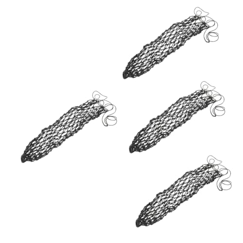 Yardwe 4 Pcs Saco de malha de feno para alimentação de cavalos saco de alimentação de cavalo suprime