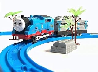 Jack Royal Battery Operated Tomas Toy Train Track Set with Sound and Flashing Lights Train with Coal Wagon, Tanker Price In India