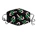 Produktbild Xiangdan Mundschutz Multifunktionstuch Santa Druck Maske Schneemann Print Atmungsaktive Baumwolle Stoffmaske Waschbar Mund-Nasenschutz Motiv Bandana Halstuch Herren Damen (C1)