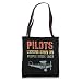 Funny Airplane Pilot Small Plane Men Aviation Theme 1903 Tote Bag