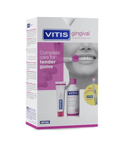 Vitis Gingival Box Set 2 in 1 con spazzolino da denti in omaggio, The Ultimate Daily Gum Care