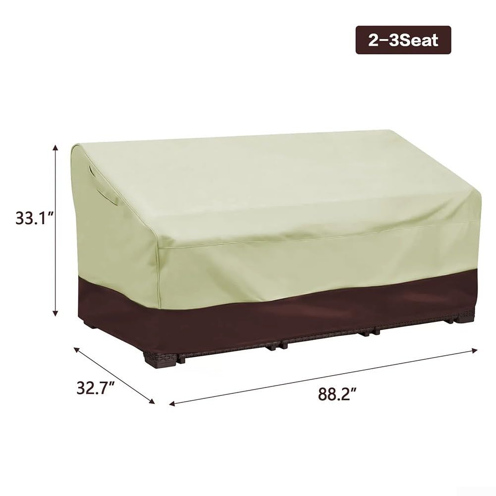 Lioaeust Copridivano impermeabile per esterni, universale, per divanetto da 2 a 4 posti (210D: 223 x 83 x 84), 254G1RI199R097BGTD6MU9QE4