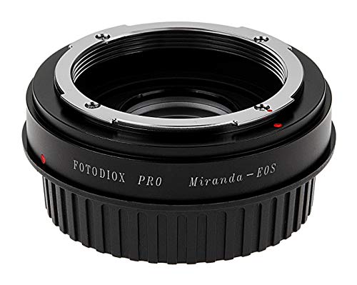 Image of Fotodiox Pro Lens Mount Adapter - Miranda (MIR) SLR Lens to Canon EOS (EF, EF-S) Mount SLR Camera Body