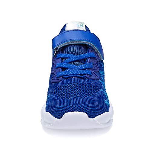Image of Hetios Kids Shoes Girls Lightweight Athletic Running Shoes Breathable Knit School Sports Shoes (Toddler /Little Kid /Big Kid)
